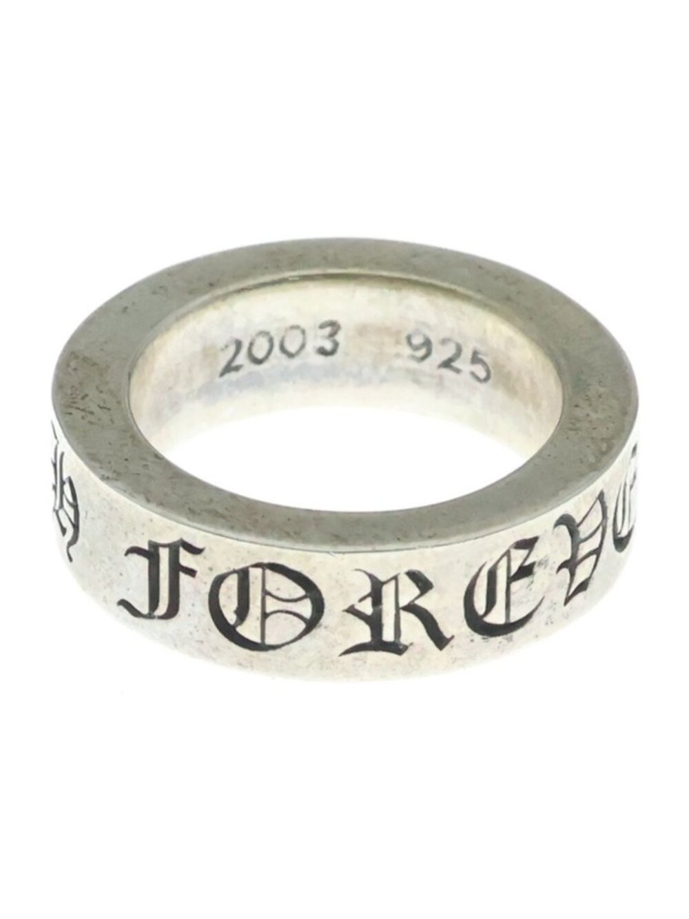 Chrome Hearts Spacer Forever Ring Silver